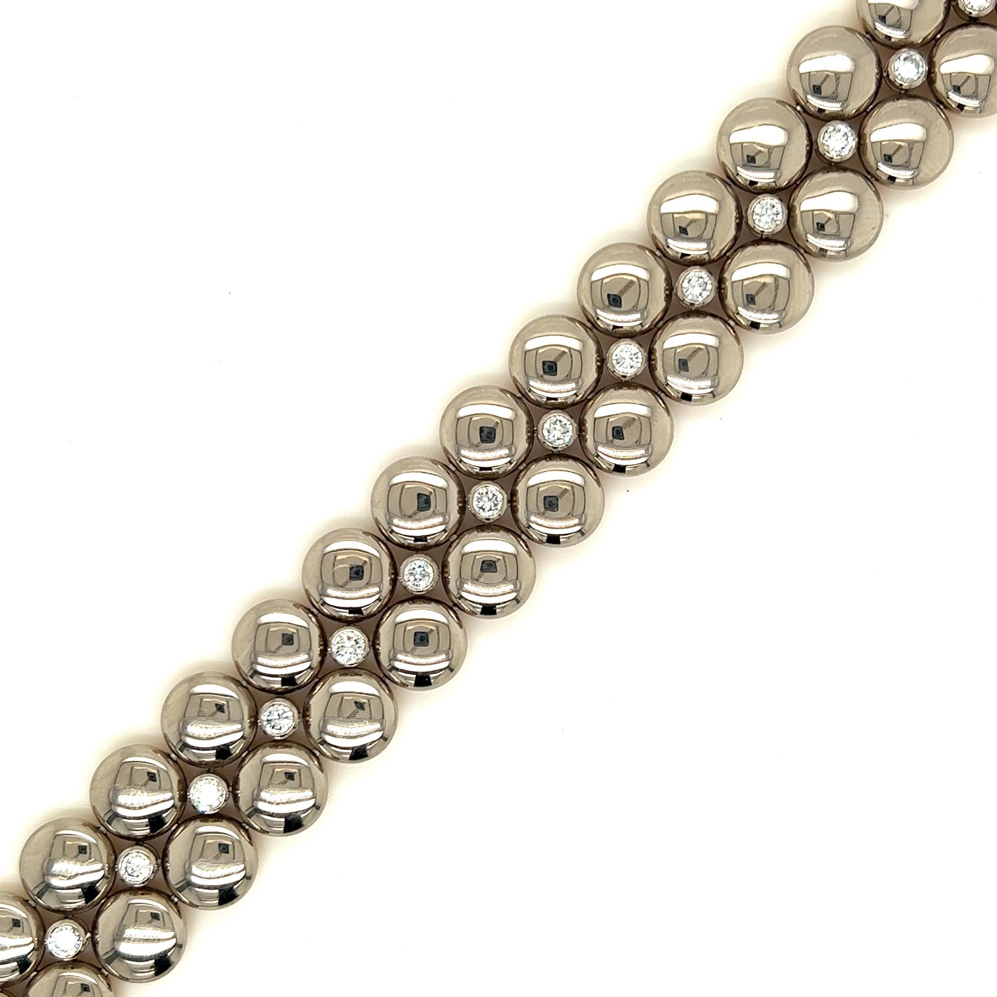 Cartier Honey Moon 18k Yellow & White Gold Reversible Diamond Bracelet