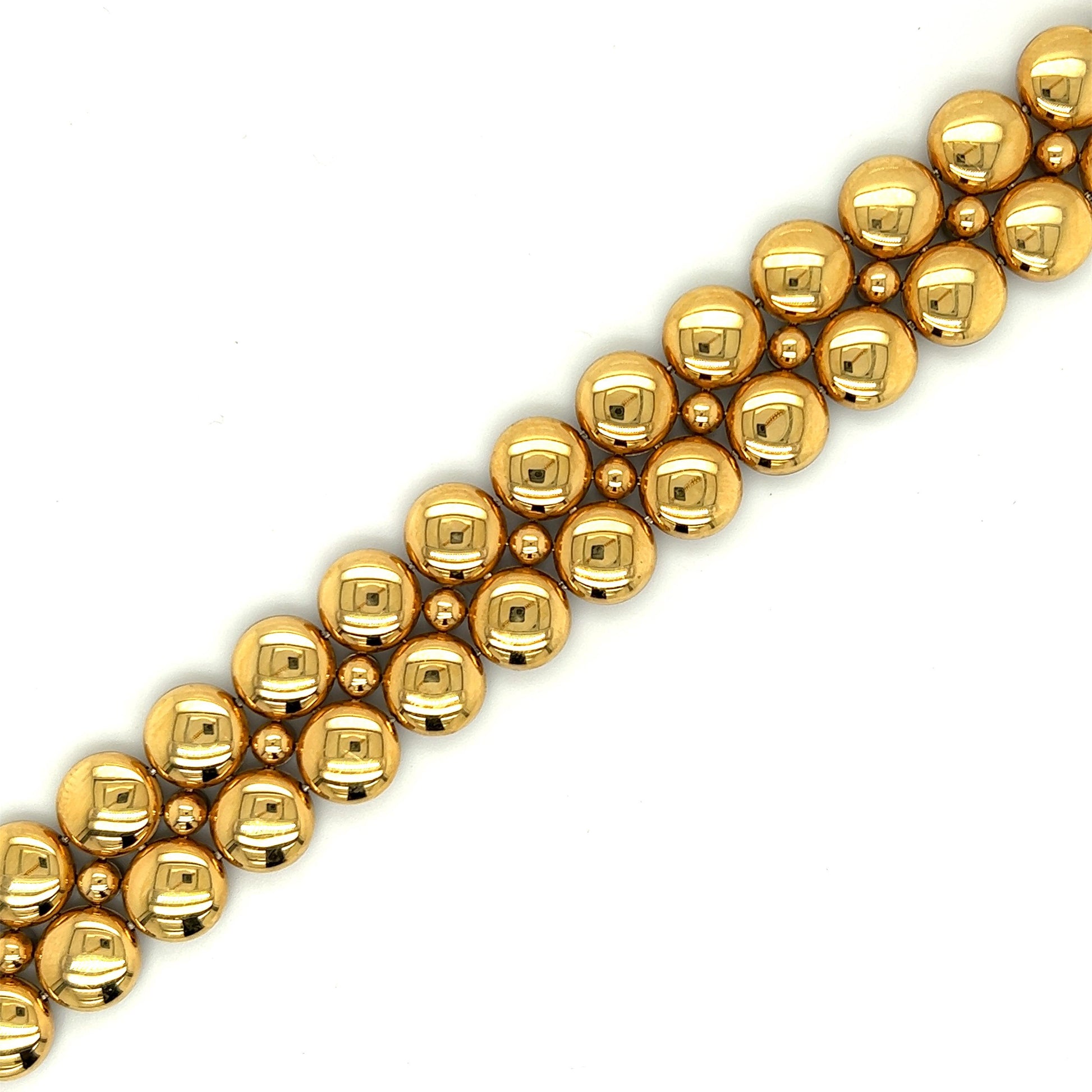 Cartier Honey Moon 18k Yellow & White Gold Reversible Diamond Bracelet