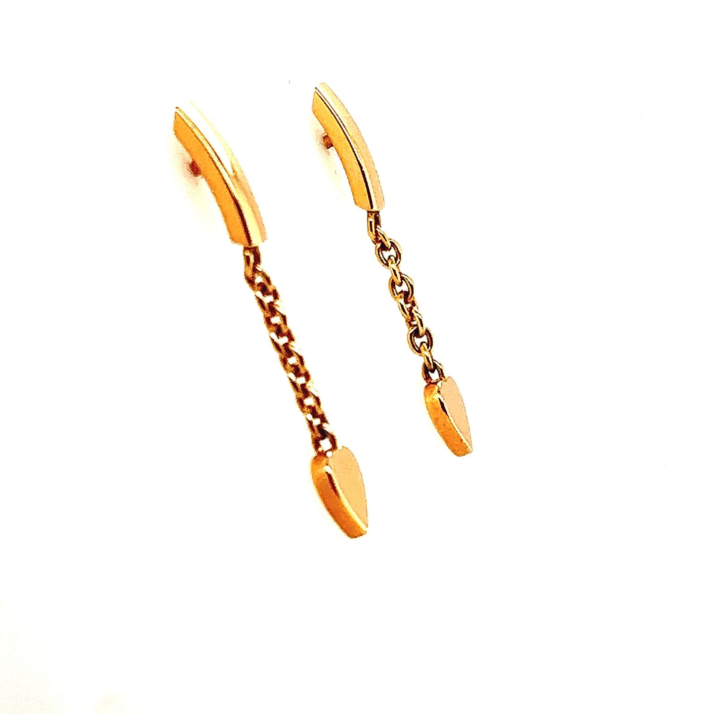 Cartier Mon Amour 18k Rose Gold Dangling Earrings