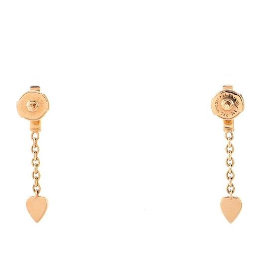 Cartier Mon Amour 18k Rose Gold Dangling Earrings