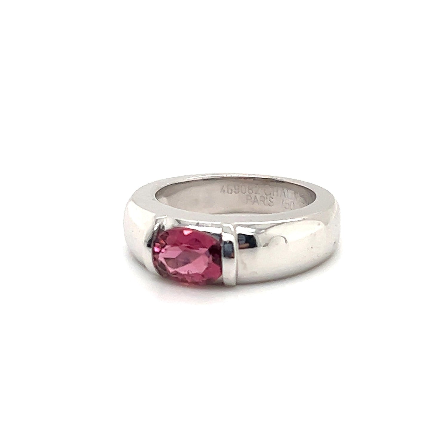 Chaumet Paris Pink Tourmaline 18K White Gold Ring