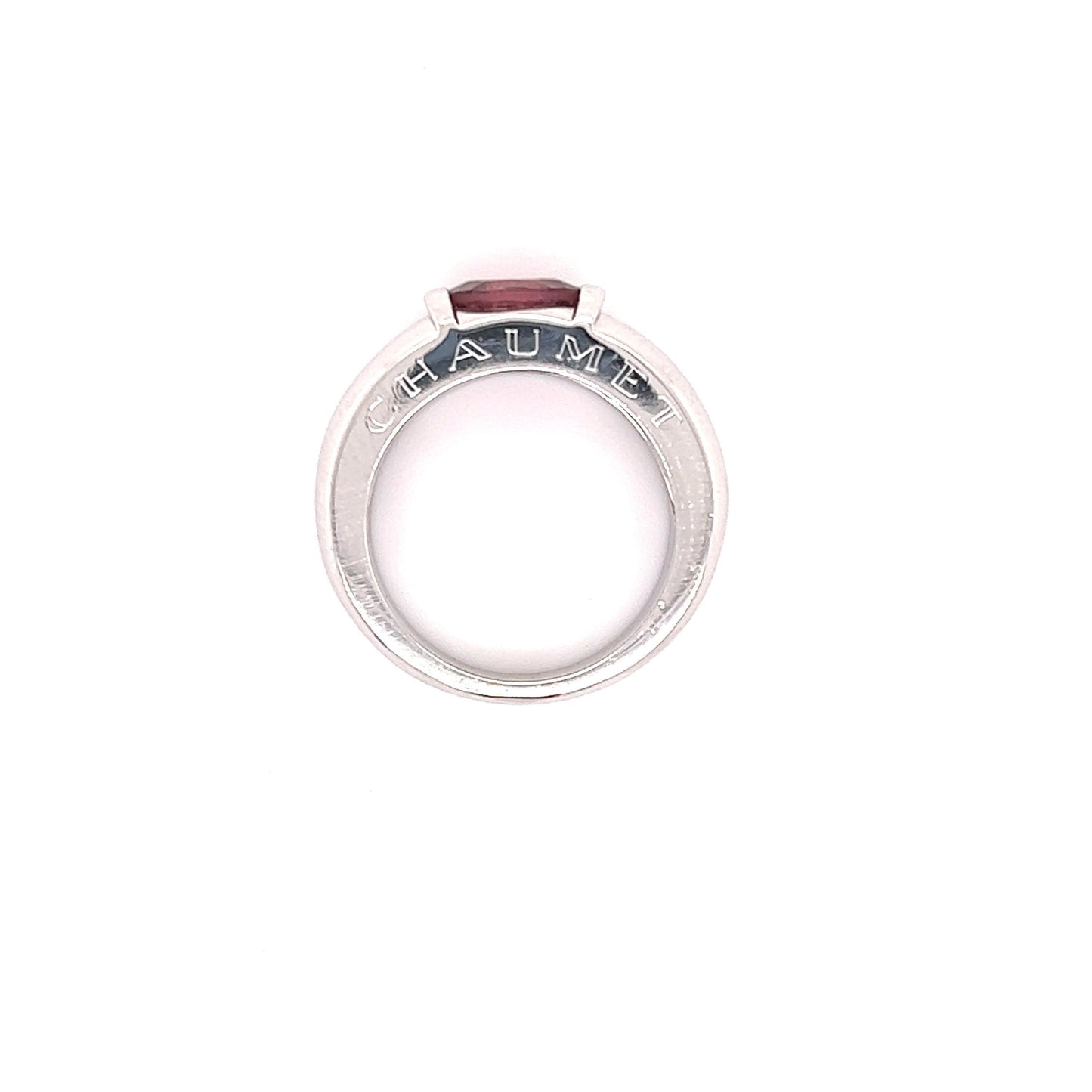 Chaumet Paris Pink Tourmaline 18K White Gold Ring