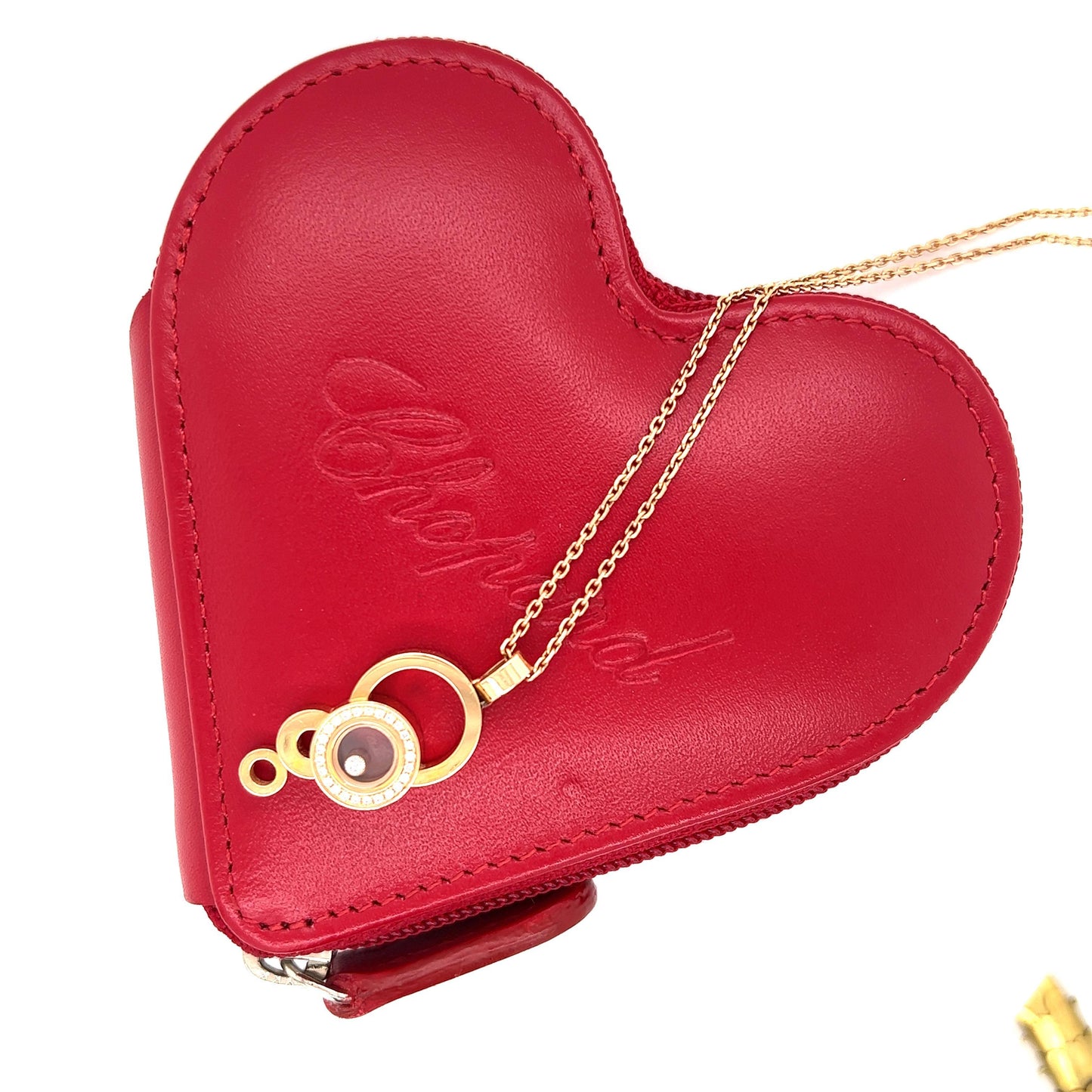 Chopard Happy Bubbles Diamond Pendant & Necklace in 18k Rose Gold