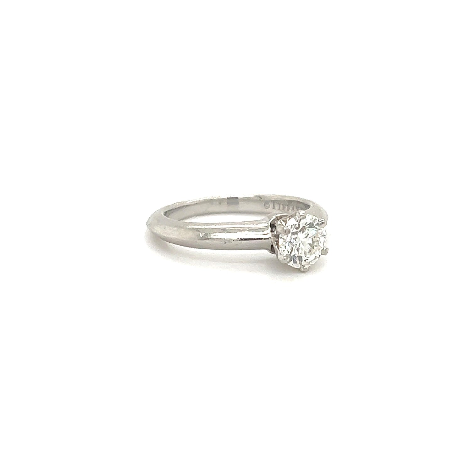 Tiffany & Co. "The Tiffany Setting" Platinum Diamond Engagement Ring