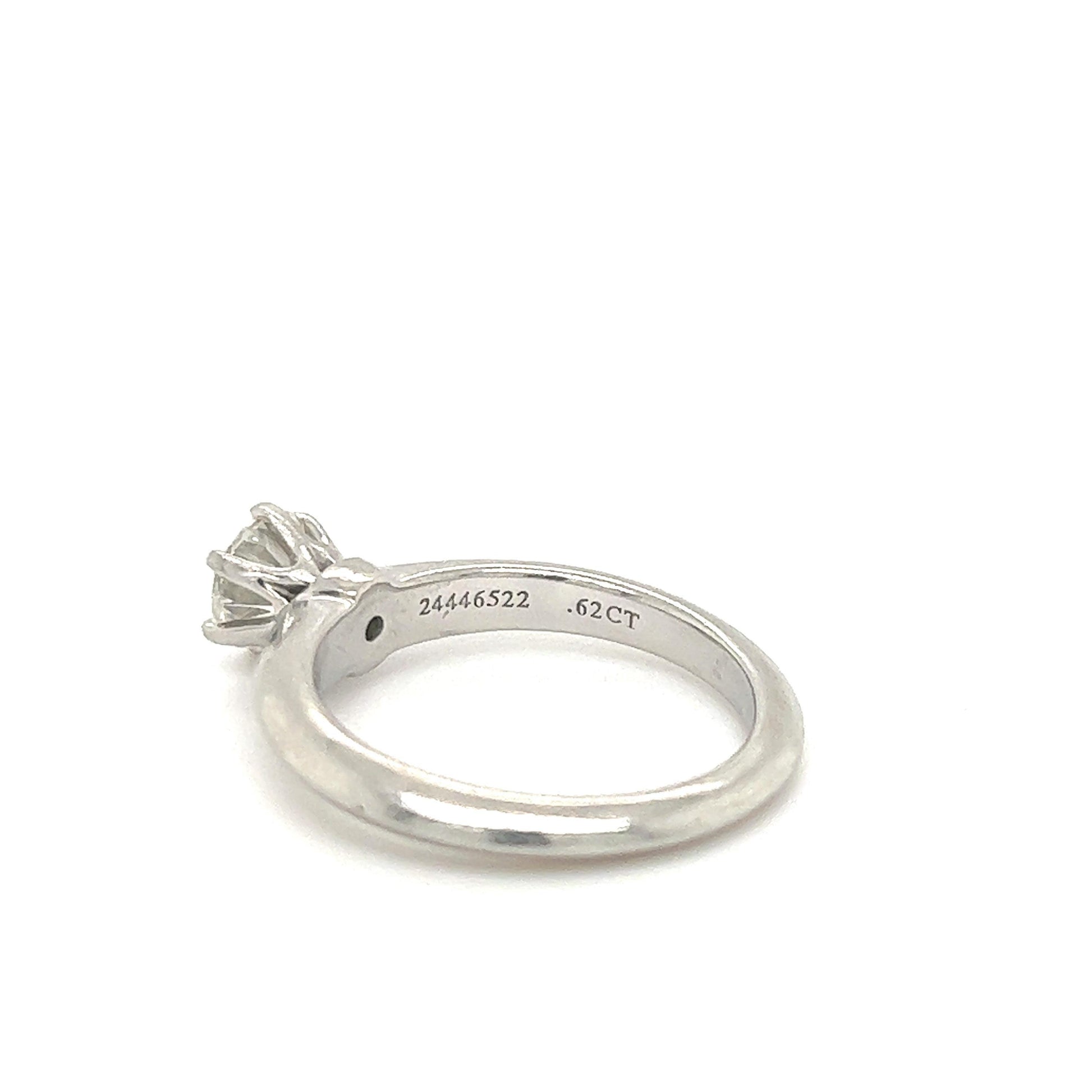 Tiffany & Co. "The Tiffany Setting" Platinum Diamond Engagement Ring