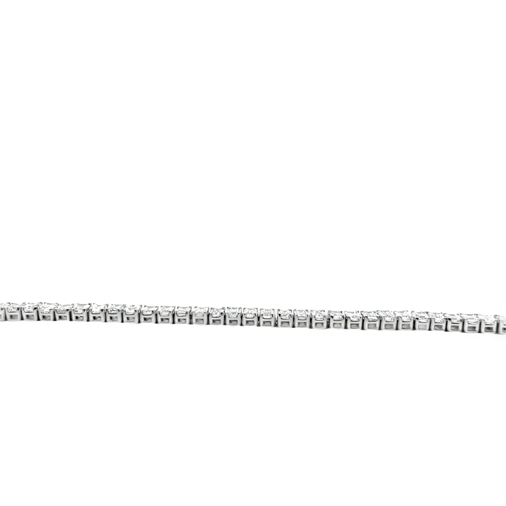 14K Emerald Cut Tennis Bracelet | 15 CTW Lab Grown Diamonds - Roc Diamonds