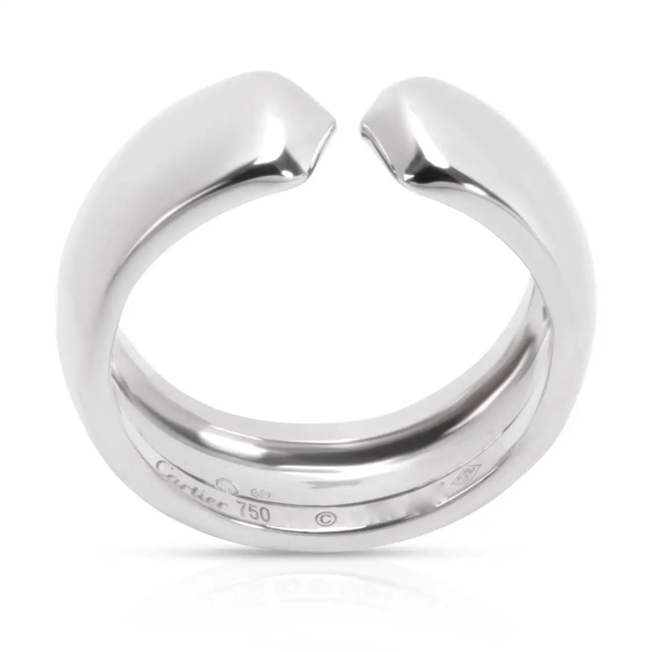 Cartier C Profile Ring in 18K White Gold