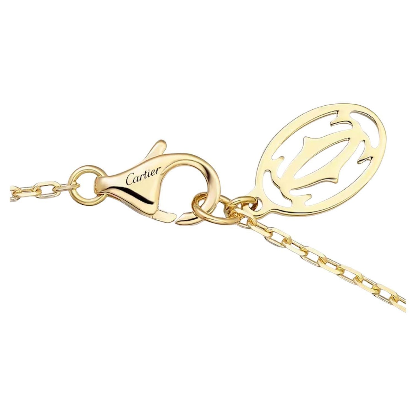 Cartier D'Amour Diamond Pendant Necklace 18K Yellow Gold Large Model