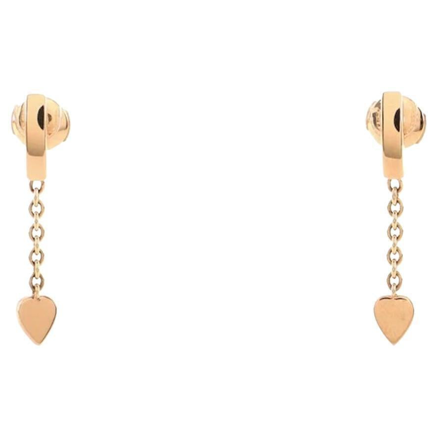 Cartier Mon Amour 18k Rose Gold Dangling Earrings