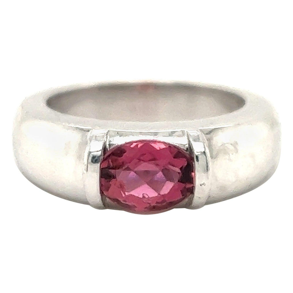 Chaumet Paris Pink Tourmaline 18K White Gold Ring