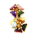 Estate H. Stern 18k Gold Multi Gemstone Cocktail Ring