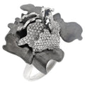 Frank Gehry for Tiffany & Co. Black Floral 3-D Diamond Ring