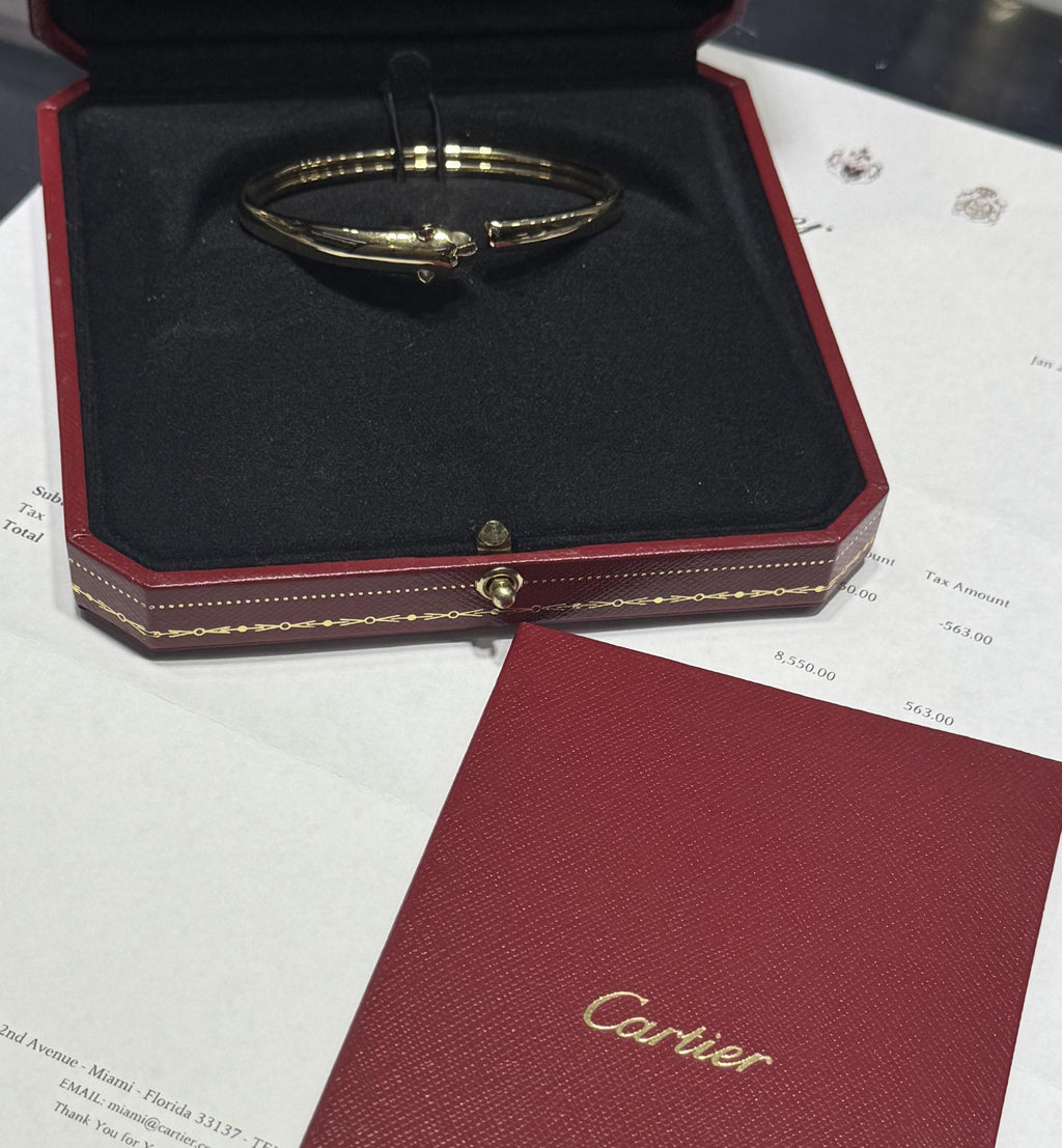 Cartier Panthere De Cartier Yellow Gold Size 16