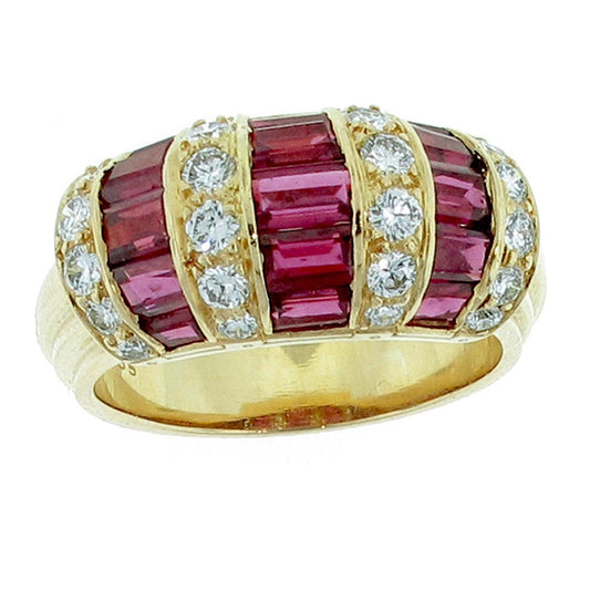 Oscar Heyman & Brothers Ruby & Diamond Statement Ring 3.25 Carat