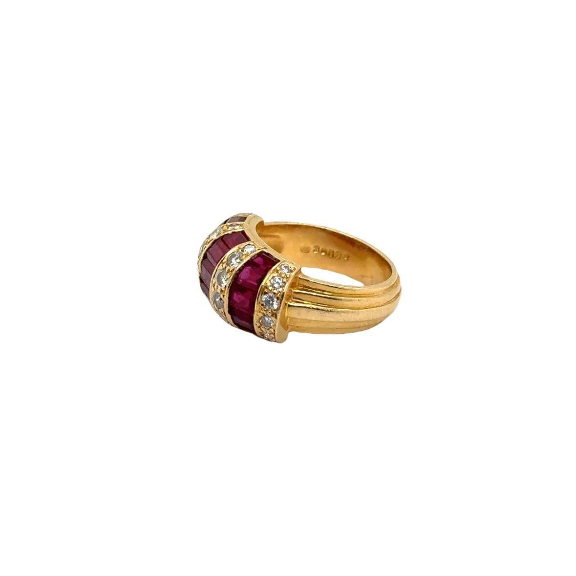 Oscar Heyman & Brothers Ruby & Diamond Statement Ring 3.25 Carat