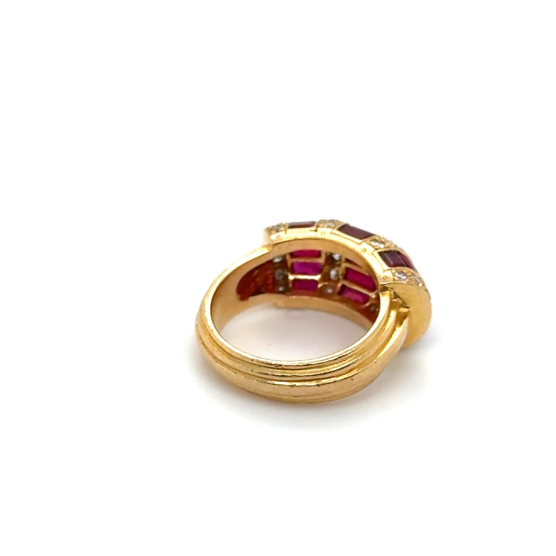 Oscar Heyman & Brothers Ruby & Diamond Statement Ring 3.25 Carat