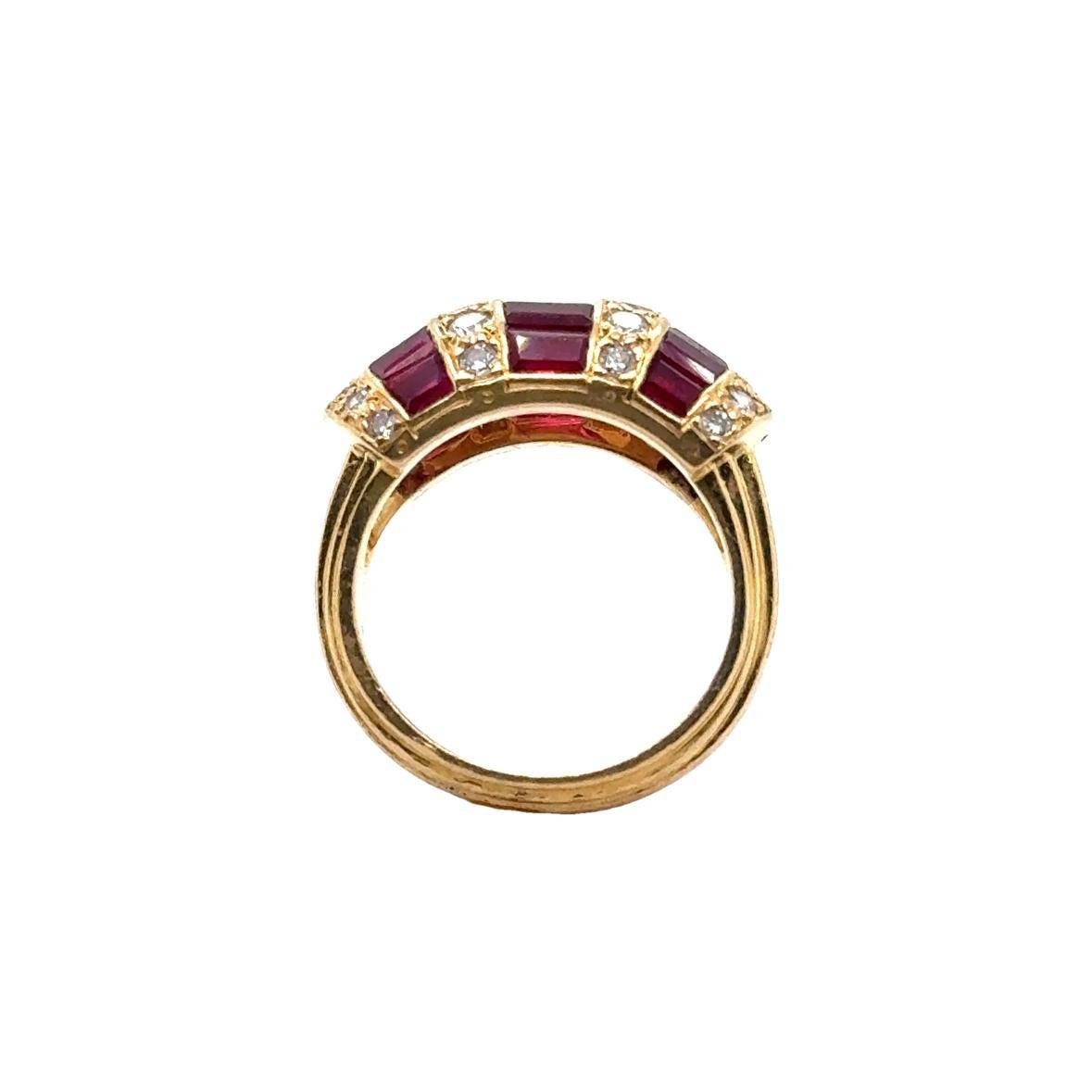 Oscar Heyman & Brothers Ruby & Diamond Statement Ring 3.25 Carat