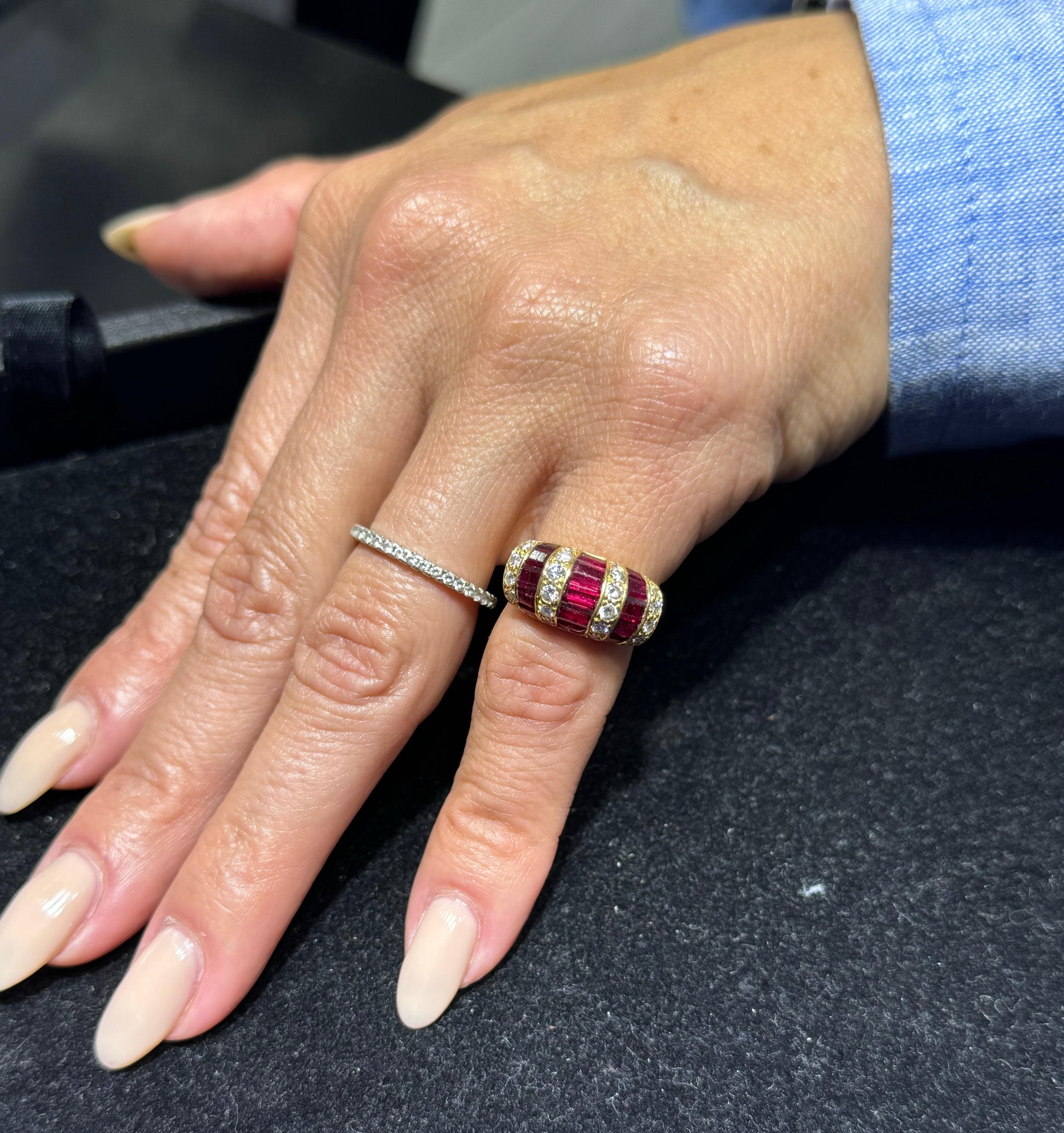 Oscar Heyman & Brothers Ruby & Diamond Statement Ring 3.25 Carat