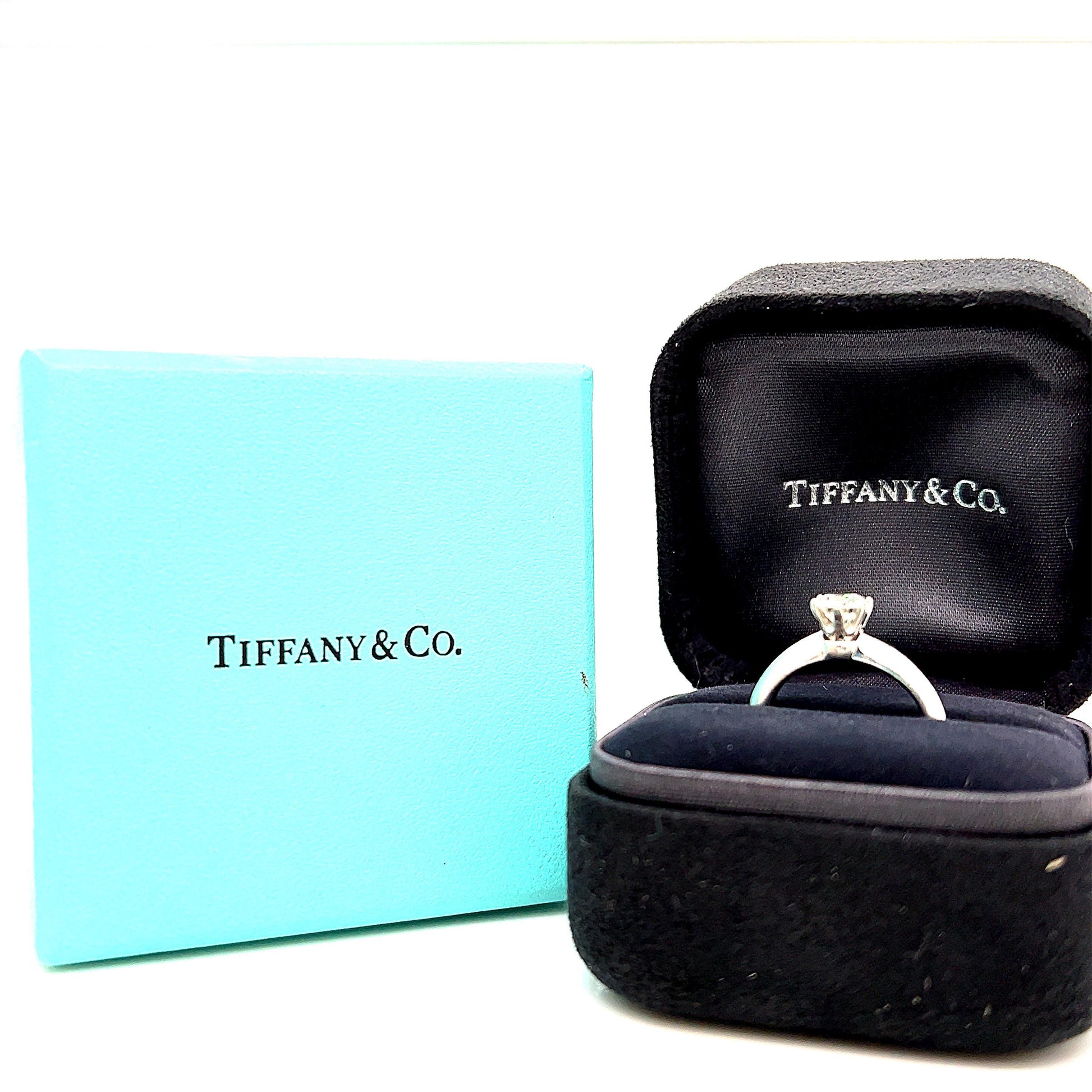 "The Tiffany Setting" Diamond Engagement Ring in Platinum 0.62 Ct