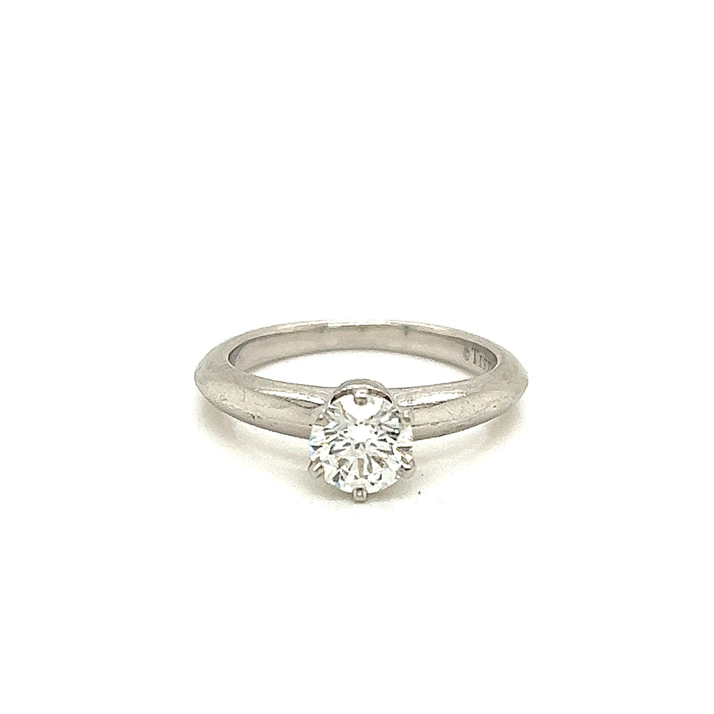 "The Tiffany Setting" Diamond Engagement Ring in Platinum 0.62 Ct