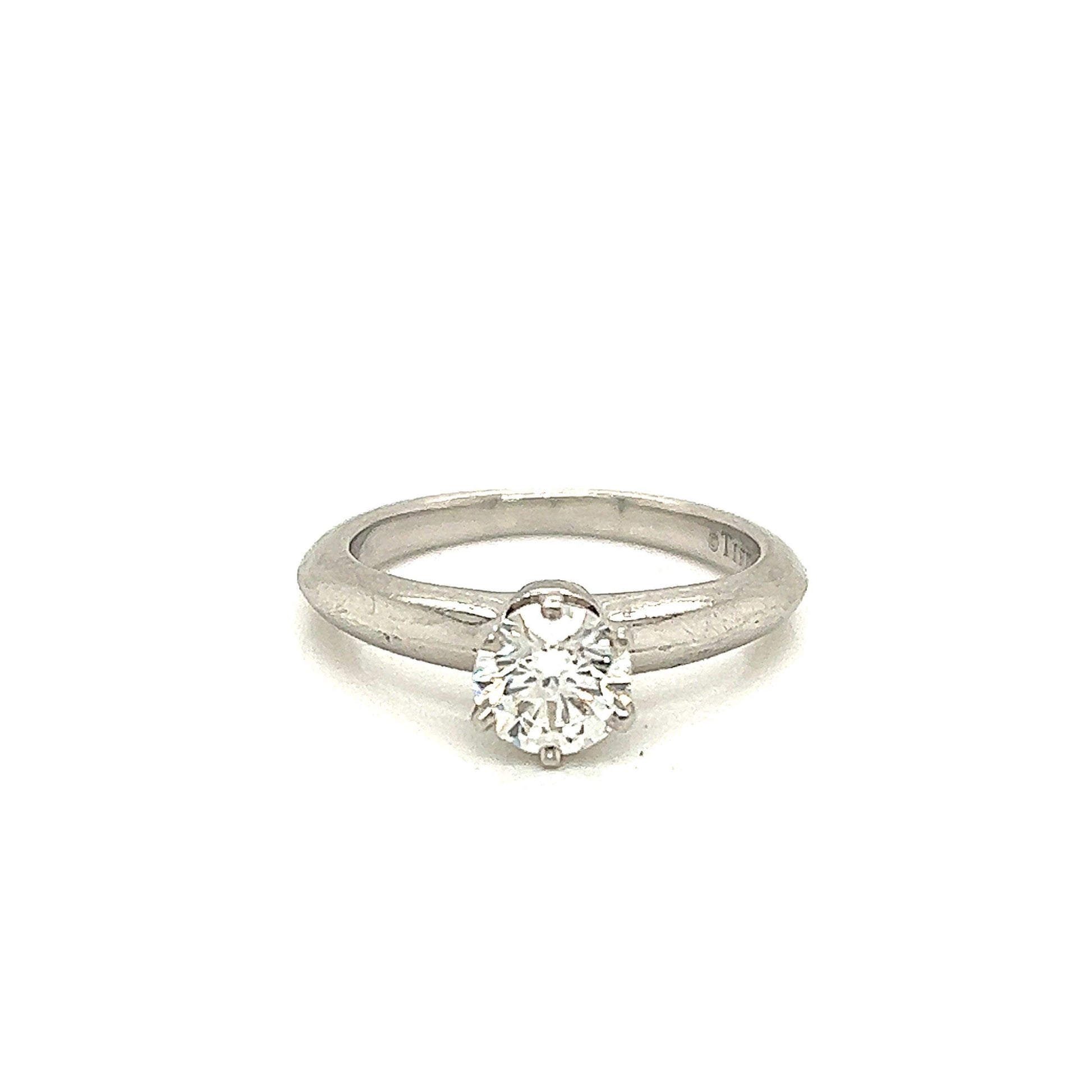 "The Tiffany Setting" Diamond Engagement Ring in Platinum 0.62 Ct