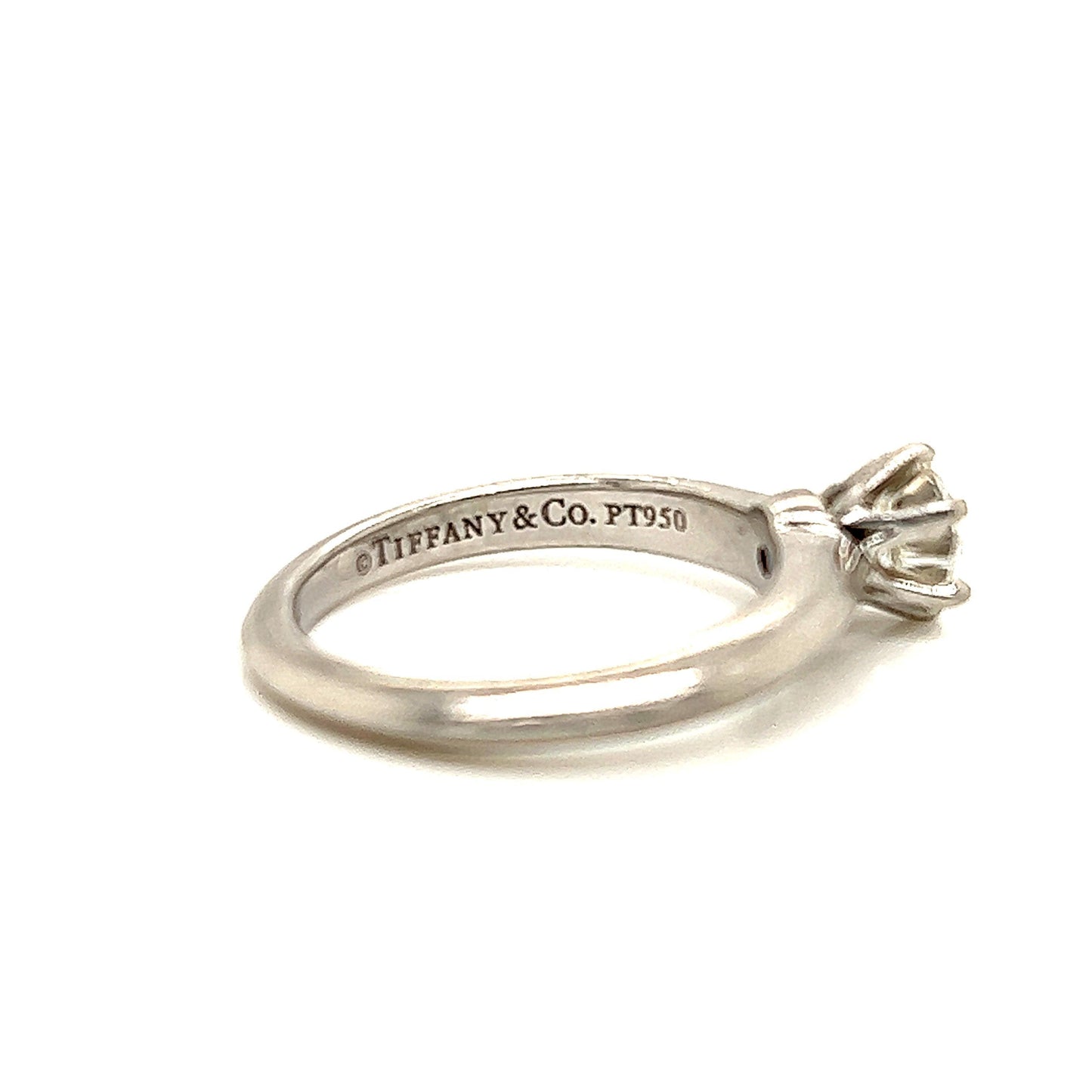 "The Tiffany Setting" Diamond Engagement Ring in Platinum 0.62 Ct