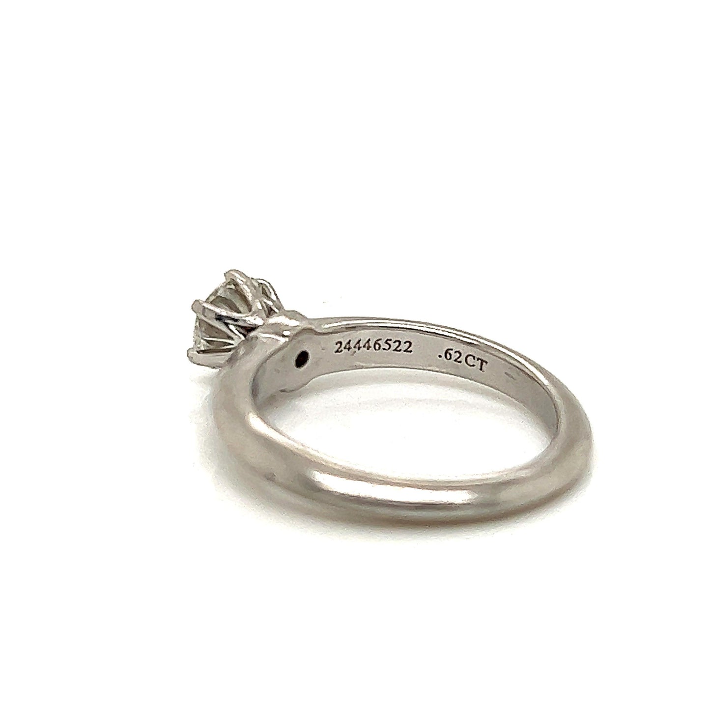 "The Tiffany Setting" Diamond Engagement Ring in Platinum 0.62 Ct