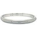 Tiffany & Co. 18k White Gold Streamerica Bangle Bracelet With Diamonds