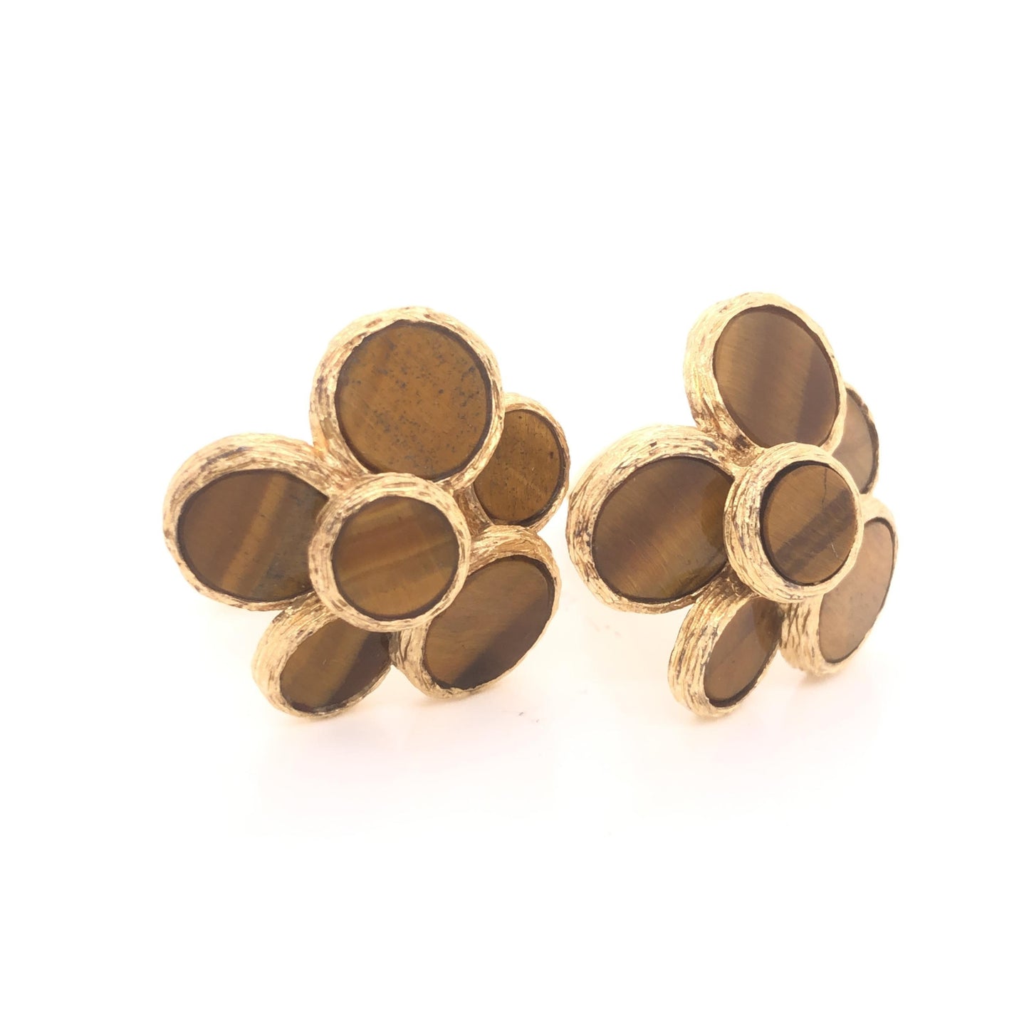 Tigers Eye Gemstone Cufflinks Aletto Brothers